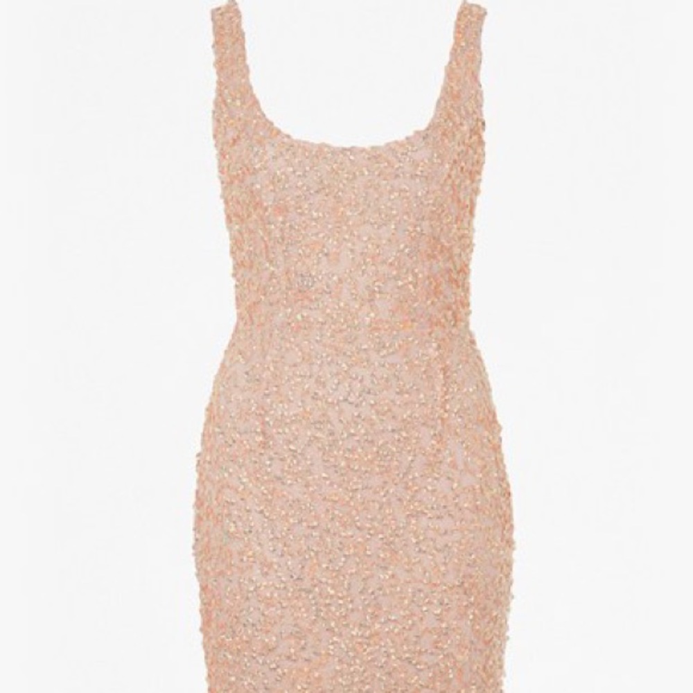 NWT French Connection pink sequin dress